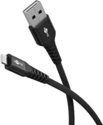 Goobay Lightning USB-A Supersoft Textile Cable