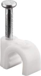 Goobay Organizer Cable clamp  white -