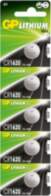 GP Batteries LITHIUM BUTTON CELL CR1620
