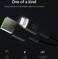 Green Cell Ray USB-A - Lightning