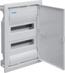Hager Polo VOLTA 2x12 flush mounted