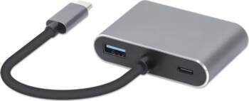 HUB USB iBOX USB Typ-C 4w1