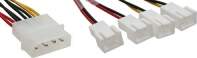 InLine Adapter 2x 12V  2x 5V