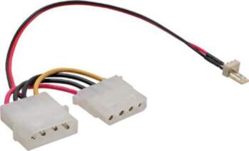 InLine fan adapter cable - 3-pin
