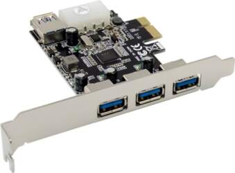 InLine InLine Registered  PCIe Karte  3x+1x