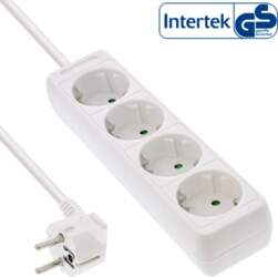 InLine Socket strip  4-way earth contact
