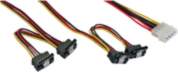 InLine® Strom Y-Kabel intern  1x 13