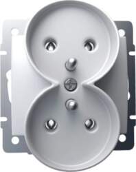 Kanlux Logi socket  2-way  French  with