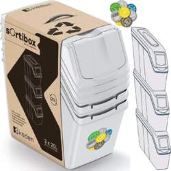 KEDEN SORTIBOX WASTE BIN 20L SET