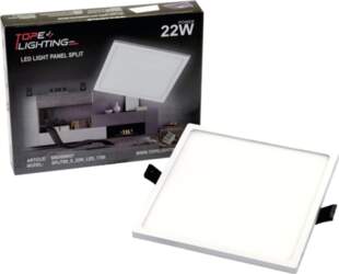 LED PANEL SPLIT SQ 22W NW