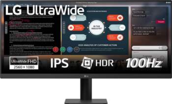 LG 29U511A-B computer monitor 73.7