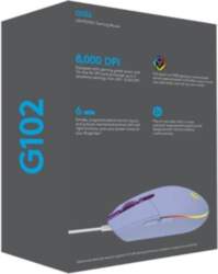 LOGITECH G102 LIGHTSYNC - LILAC -
