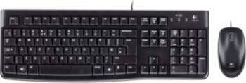 Logitech MK120 corded Desktop black USB