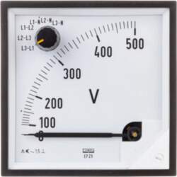 Lumel Voltmeter with switch N E615