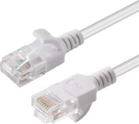 Microconnect V-UTP6A02W-SLIM networking cable White 2