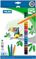 Milan Markers conical tip 18 colors
