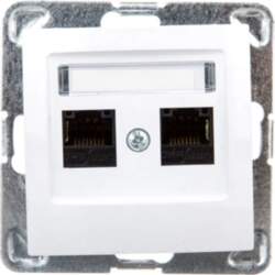 Ospel Computer socket Impression double RJ45