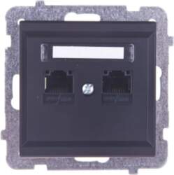 Ospel Computer socket Sonata double 2xRJ45