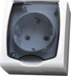 Ospel MADERA Single hermetic socket with/out