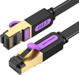 PATCH CABLE CAT.7 FLAT/10M BLACK