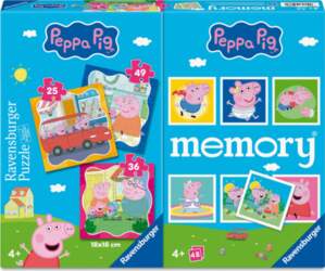 Ravensburger - Peppa Pig Puzzle+memory Registered