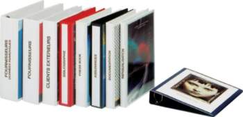 Ring binder with insert in the