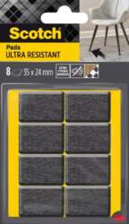 SCOTCH adhesive pads  rectangular  35x24mm  8