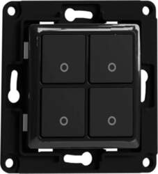 Shelly wall switch 4 button (Black)