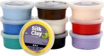 Silk Clay - Basic Colours (10