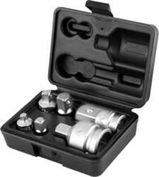 Socket wrench adapter set 6 pcs