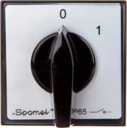 Spamel Switch 0-1 4P 25A Desktop