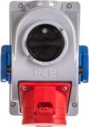 Steels socket with switch 0-1 32A