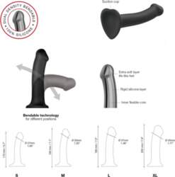 Strap-On-Me Dual Density Bendable Intimate Device