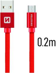 Swissten Textile Quick Charge Universāls Micro