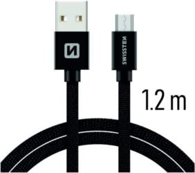 Swissten Textile Quick Charge Universāls Micro
