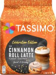Tassimo Cinnamon Roll Latte Capsules 8
