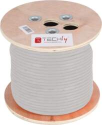 Techly ITP-C5F-305-RIS networking cable Grey 305