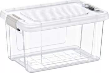 Transparent storage box 22 x 15