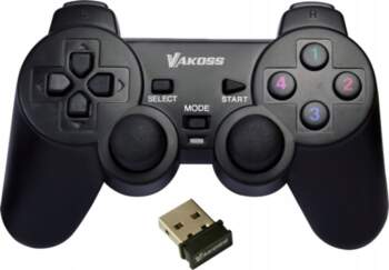 VAKOSS GAMEPAD WIRELESS WITH DUAL-SHOCK FUNCTION