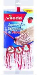 Vileda Microfibre Power Mop head Red