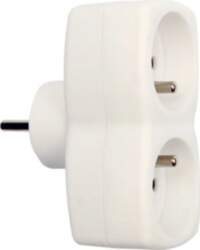VOREL SPLITTER 2 ROUND SOCKETS WITH