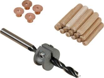 Wolfcraft Set: drill depth stop 4