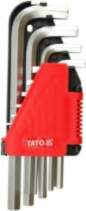 YATO HEX KEY SET 10PCS 2-12MM