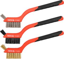 YATO WIRE BRUSH SET 3PCS 3x7