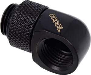 Alphacool 17248  Black  1/4"  90 degrees