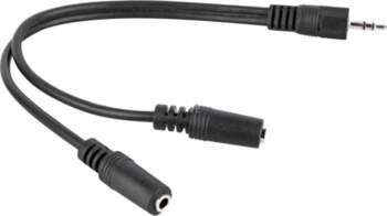 Audio cable adapter splitter 3.5mm