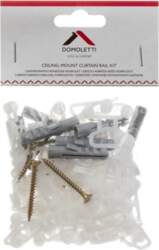 CEILING CURTAIN TRACK HOOKS SET 2/3