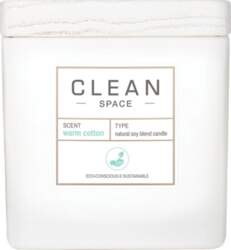 Clean Space Warm Cotton Scented Candle