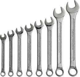 COMBINATION SPANNER SET HAUSHALT 8 PCS