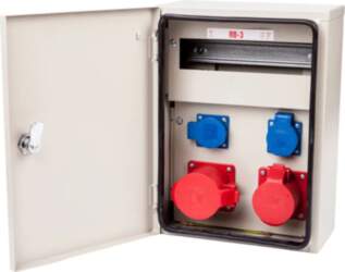 Construction switchboard 11 modules 16A/5P +